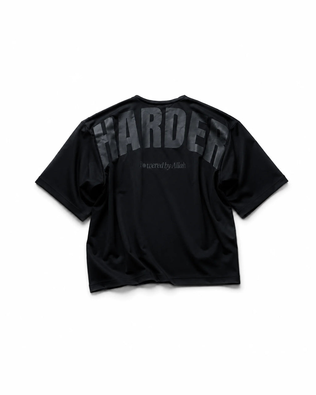 BLACK BOXY FORM TEE